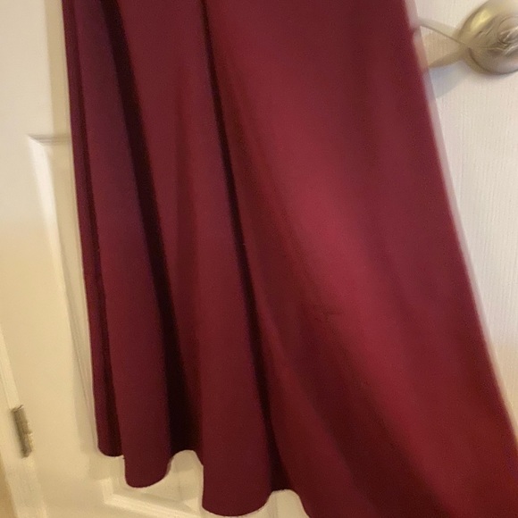 Katie May Vionnet Dress in Bordeaux - Picture 3 of 7